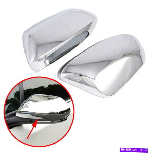 N[Jo[ NANZT[Ar[~[XebJ[Jo[g^J[2019-21̃g Chrome Accessory Rear View Mirror Sticker Cover Trim For Toyota Corolla 2019-21