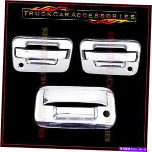 �N���[���J�o�[ Ford F150 2004-12 13 14 Chrome Cover 2�n���h��w/o kp w/p k+�e�[���Q�[�gw/o�J�� For FORD F150 2004-12 13 14 Chrome Cover 2 handle W/O KP w/ P K+Tailgate W/O Cam�y���s�A���i�z