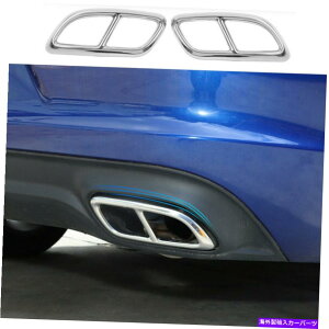 N[Jo[ Ԃ̃AGL][Xge[}t[Jo[Jo[_bW[d15-19XeX̃g Car Rear Exhaust Tail Muffler Decor Cover Trim For Dodge Charger 15-19 Stainless