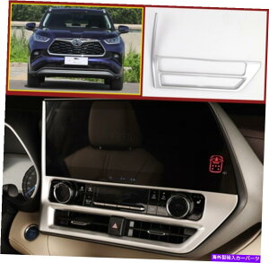N[Jo[ g^nC_[2020-2022NGARmuplJo[ĝ߂1x 1X For Toyota Highlander 2020-2022 Chrome Air Conditioner Knob Panel Cover Trim