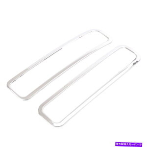 �N���[���J�o�[ ���A�t�H�O���C�g�t���[���J�o�[�����L���f���b�NSRX 2010-2015 2PCS�̃g�����N���� Rear Fog Light Frame Cover Decor Trim Chrome For Cadillac SRX 2010-2015 2PCS