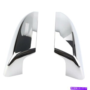 N[Jo[ 2PCSNbL㔼~[Jo[tBbg07-20g^chZRCA 2pcs Chrome Plated Top Half Mirror Covers fits 07-20 TOYOTA TUNDRA SEQUOIA