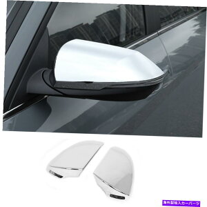 �N���[���J�o�[ Hyundai Elantra 2021 2022�̐V����Chrome�o�b�N�~���[�J�o�[�g����2cps New Chrome Rearview Mirror Cover Trim 2CPS For Hyundai Elantra 2021 2022�y���s�A���i�z