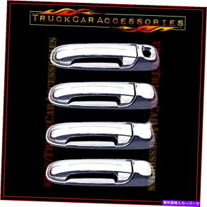 �N���[���J�o�[ Mitsubishi Raider 2006 2007 2008 Chrome 4�h�A�h�A�n���h���J�o�[�t���J�o�[ For MITSUBISHI Raider 2006 2007 2008 Chrome 4 Door Doors Handle Covers w/o PK