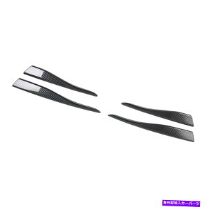 N[Jo[ J[{t@Co[tgop[tHOCgvXgbvJo[VWStMK8 2022 2023 Carbon Fiber Front Bumper Foglight Lamp Strips Cover For VW Golf MK8 2022 2023