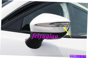 N[Jo[ 2x ABS Chrome Side Learview Mirror StripJo[}c_CX-3 CX3 2016-2019̂߂̃g 2x ABS Chrome Side Rearview Mirror Strip Cover Trim For Mazda CX-3 CX3 2016-2019