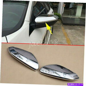 クロームカバー ホンダシビック2016-2021アクセサリーのクロムサイドバックミラーカバーキャップ Chrome Side Rearview Mirror Cover Cap For Honda Civic 2016-2021 Accessories