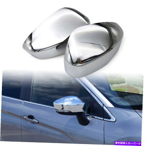 N[Jo[ Mitsubishi Eclipse Cross 2018-2020 Chrome Breview Mirror Cover TrimɓKĂ܂ Fit for Mitsubishi Eclipse Cross 2018-2020 Chrome Rearview Mirror Cover Trim