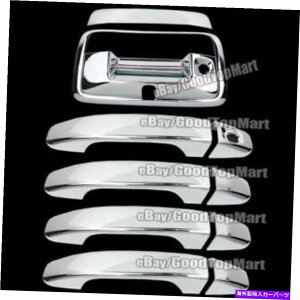 N[Jo[ ChromeJo[GMCLjIp4̃hAnhƃe[Q[gJo[14 15 16 17 18 Chrome Covers Set 4 Door Handles & Tailgate Cover For GMC Canyon 14 15 16 17 18