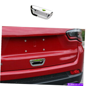 N[Jo[ Jeep Compass 2017-2021ɃtBbgStNABSAhAnhJo[g Chrome ABS Rear Door Handle Cover Trim With Logo Fit For Jeep Compass 2017-2021