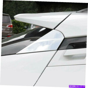 N[Jo[ 2pcs abs chromeAEBhEl^og^Chr c-hr 2016-2019̗̃Jo[ 2PCS ABS Chrome Rear Window Spoilers Wing Cover For Toyota CHR C-HR 2016-2019