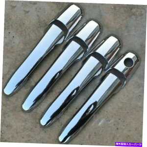 �N���[���J�o�[ �O���X�N�����V���o�[LHD�h�A�n���h���v���X�`�b�N�J�o�[1�L�[�z�[���t�B�b�g06-10 Mazda5 Gloss Chrome Silver LHD Door Handle Plastic Cover 1 Keyhole Fits 06-10 Mazda5