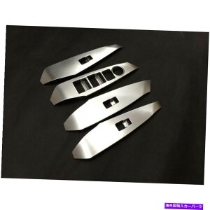 �N���[���J�o�[ Mazda 6 Atenza 2014-2016��ABS�N���[���E�B���h�E�X�C�b�`�{�^���g�����J�o�[ ABS Chrome Window Switch Button Trim Cover For Mazda 6 Atenza 2014-2016