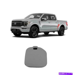 N[Jo[ Bright Chrome ABSGNXeAR^NLbvJo[gtH[hF-150 2021-2022p Bright Chrome ABS Exterior Fuel Tank Cap Cover Trim 1PC For Ford F-150 2021-2022