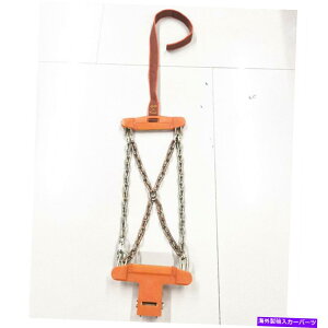 クロームカバー スチールカーホイールタイヤタイヤスノーアイスチェーンベルト冬の皮膚ホイールチェーン1PC Steel Car Wheels Tyre Tire Snow Ice Chains Belt Winter Anti-skid Wheel Chain 1pc