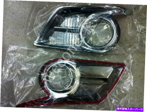 �N���[���J�o�[ �g���^�n�C���b�N�XMK7�r�[�S�`�����s�I���s�b�N�A�b�v2012-2014�̃N�����t�H�O���C�g�J�o�[�g����v.2 CHROME FOG LIGHT COVER TRIM V.2 FOR TOYOTA HILUX MK7 VIGO CHAMP PICKUP 2012-2014�y���s�A���i