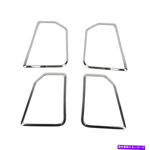 N[Jo[ Dodge Ram 1500 ChromeANZT[̃CeAhAXs[J[̑x[Jo[ Interior Door Speaker Decor Bezel Cover For Dodge Ram 1500 Chrome Accessories