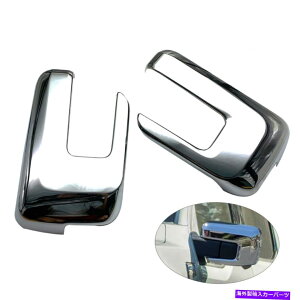 N[Jo[ yAN[Ar[TCh~[́AtH[hF150 F-150 2021-2022 2PC̃LbvJo[Ă܂ Pair Chrome Rear View Side Mirror Covers Caps For Ford F150 F-150 2021-2022 2pcs