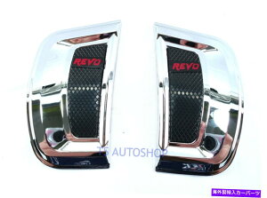 �N���[���J�o�[ �g���^�n�C���b�N�X�����HSR5 M70 M80 2015-on�̃N�����u���b�N�T�C�h�x���g�t�F���_�[�J�o�[ CHROME BLACK SIDE VENT FENDER COVER FOR TOYOTA HILUX REVO SR5 M70 M80 2015-ON�y���s�A���i�z