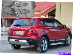 �N���[���J�o�[ 2007-2012���YQashqai dualis�̃N�����e�[�����A���C�g�����v�J�o�[�g���� Chrome Tail Rear Light Lamp Cover Trim for 2007-2012 Nissan Qashqai Dualis�y���s�A���i�z