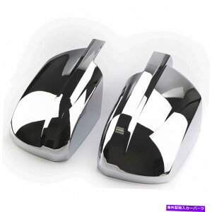 N[Jo[ 2PCSNt~[07-20g^chZRCA4hApɂ߂؂Jo[Ă܂ 2pcs Chrome Full Mirror Covers ABS Plated for 07-20 TOYOTA TUNDRA SEQUOIA 4-Door