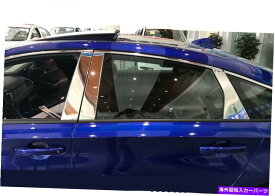 クロームカバー ホンダアコード2018-2022スチールクロームミドルウィンドウの柱カバートリム6pcs For Honda Accord 2018 - 2022 Steel Chrome Middle Window Pillar Cover Trims 6pcs