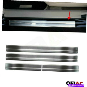 �N���[���J�o�[ Chrome Door Sill Scuff Cover Guard S.Steel 4 PCS for Nissan Rogue 2014-2020 Chrome Door Sill Scuff Cover Guard S.Steel 4 Pcs for Nissan Rogue 2014-2020�y���s�A���i�z
