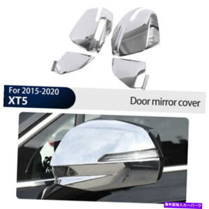 N[Jo[ LfbNXT5 2015-2020N~[Vo[~[Jo[gp for Cadillac Xt5 2015-2020 Chrome Mirror Silver Mirror Cover Trim