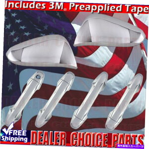 N[Jo[ 2014-2019̃g^nC_[NhAnhJo[SMT+~[I[o[C̓Jo[Ă܂ For 2014-2019 Toyota HIGHLANDER Chrome Door Handle COVERS No Smt+Mirror Overlays