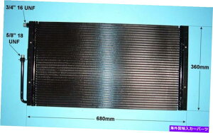 �R���f���T�[ MFC2068AE�G�A�R���R���f���T�[�A�t�^�[�}�[�P�b�g16-9722 MFC2068AE Aircon Condenser Aftermarket 16-9722�y���s�A���i�z