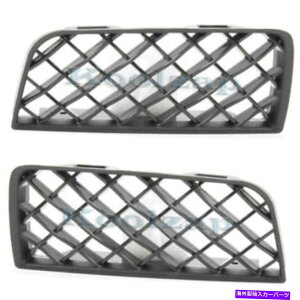 GWJo[ 06-09V{[gCuCU[LS/LT/SStgtHOCgAE^[OJo[yAZbg For 06-09 Chevy Trailblazer LS/LT/SS Front Fog Light Outer Grille Cover PAIR SET