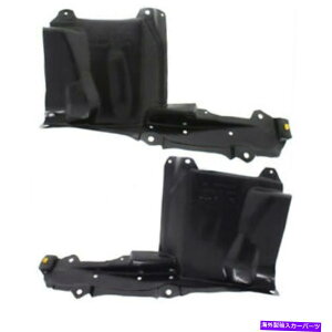 GWJo[ 16-18̃vEXtgGWXvbVV[hJ[Jo[ƉẼZbgyA For 16-18 Prius Front Engine Splash Shield Under Car Cover Left & Right SET PAIR