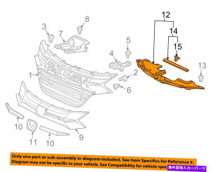 GWJo[ z_OEM HR-Vtgop[OV[hXvbVJo[pl71129T7WA00 HONDA OEM HR-V Front Bumper Grille-Sight Shield Splash Cover Panel 71129T7WA00