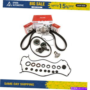 GWJo[ ^C~OxgLbgEH[^[|vJo[KXPbgtBbg93-01z_v[hH22A1 H22A4 Timing Belt Kit Water Pump Cover Gasket Fit 93-01 Honda Prelude H22A1 H22A4