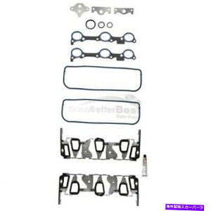 GWJo[ 1̐VFel-ProGWCe[N}jz[hKXPbgZbgƏ㕔MS98004T One New Fel-Pro Engine Intake Manifold Gasket Set Lower and Upper MS98004T