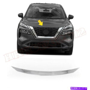 GWJo[ NtgOOGWt[hJo[Jo[XgbvgY[O21-2022 Chrome Front Grill Grille Engine Hood Cover Strip Trim For Nissan Rogue 21-2022