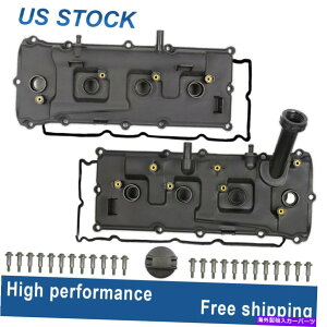 エンジンカバー 2倍のバルブカバーw/gasket&cap lh&rh for Nissan Pathfinder Titan Armada QX56 5.6L 2x Valve Cover w/Gasket & Cap LH&RH for Nissan Pathfinder Titan Armada QX56 5.6L