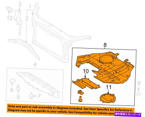 GWJo[ Ford OEM Radiator Core Support-Lower Cover 9E5Z5410494A FORD OEM Radiator Core Support-Lower Cover 9E5Z5410494A