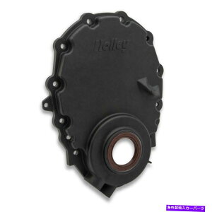 �G���W���J�o�[ �z���[�^�C�~���O�J�o�[21-151; 55-02 SBC�AVORTEC�p�̃L���X�g�~���E�o��BLK�N�����N�Z���T�[�Ȃ� Holley Timing Cover 21-151; Cast Alum Blk No Crank Sensor for 55-02 SBC, Vortec�y���s�A���i�z