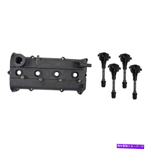 GWJo[ GWouJo[Lbg4 PCZbgCOjbVRC02-06YZgAeB} Engine Valve Cover Kit & 4 Pc Set Ignition Coils for 02-06 Nissan Sentra Altima