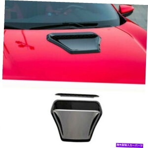 GWJo[ z_VrbN2016-21 ABSOXubNGWt[hCbgGAxgJo[g2P For Honda Civic 2016-21 ABS Gloss Black Engine Hood Inlet Air Vent Cover Trim 2P