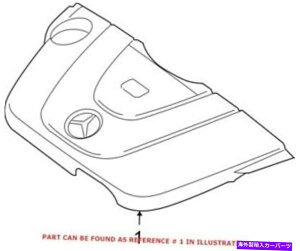 GWJo[ ZfX2720101067̖{OEMGWJo[ Genuine OEM Engine Cover for Mercedes 2720101067