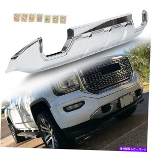 GWJo[ 2016-2019 GMC Sierra 1500tgop[XLbhv[gی쑕bChrome Fits 2016-2019 GMC Sierra 1500 Front Bumper Skid Plate Protective Armor Chrome