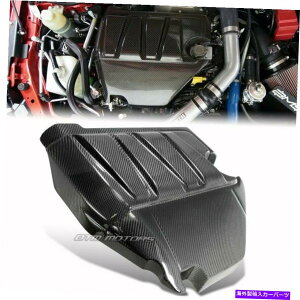 �G���W���J�o�[ 2008-2015 MITS�B�����T�[EVO X/10�y�ʃ��A���J�[�{���t�@�C�o�[�G���W���J�o�[ For 2008-2015 Mits. Lancer EVO X/10 Light Weight Real Carbon Fiber Engine Cover