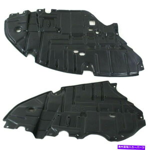 GWJo[ 2 LHRHTCh̃Jo[Zbg̉̃GWXvbVV[hNTXES300H ES350 Engine Splash Shield Under Cover Set Of 2 LH And RH Side Fits Lexus ES300H ES350