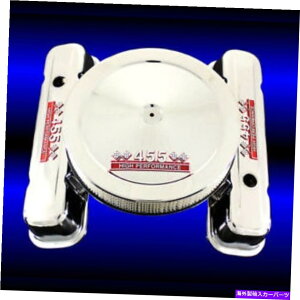 GWJo[ |eBAbN455GWp̃Ng[ouJo[ƃGAN[i[R{ Chrome Tall Valve Covers and Air Cleaner Combo For Pontiac 455 Engines