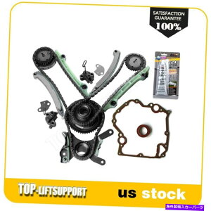 GWJo[ ^C~O`F[Lbg + 99-04W[v_bW4.7L V8 JTECfUC̃^C~OJo[KXPbg Timing Chain Kit + Timing Cover Gasket for 99-04 Jeep Dodge 4.7L V8 JTEC design