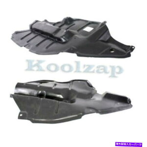 GWJo[ 09-16pVenzatgGWXvbVV[hJo[K[h̉EyAZbg̉ For 09-16 Venza Front Engine Splash Shield Under Cover Guard Right Left PAIR SET