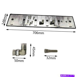�G���W���J�o�[ 89-02�J�~���Y5.9L�G���W���p��VE VP P-Pump�p�r���b�g�A���~�j�E���^�y�b�g�J�o�[�L�b�g Billet Aluminum Tappet Cover Kit For VE VP P-Pump For 89-02 Cummins 5.9L Engines�y���s�A���i�z