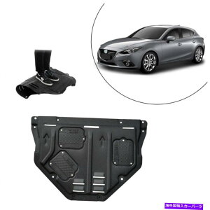 GWJo[ }c_3 2.0L 2014-19ubNtgGWXvbVV[hJo[1s[X For mazda 3 2.0L 2014-19 Black Front Engine Splash Shield Under Cover 1piece